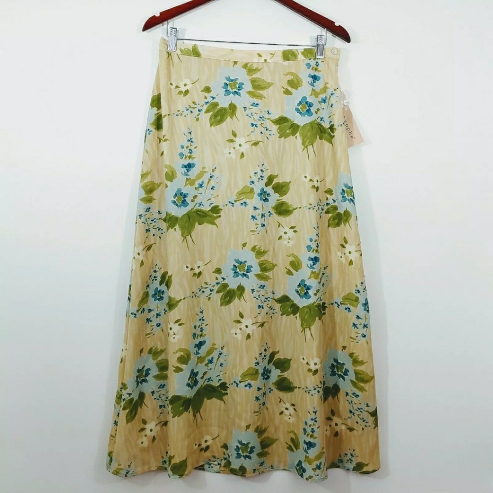 Apostrophe Floral Maxi Skirt NWT - Size Large